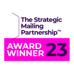 The Strategic Mailing Partnership Award Winner Logo 2023
