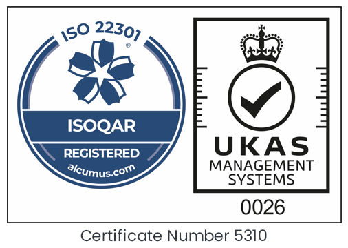 Logo for ISO 22301