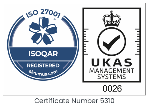 Logo for ISO 27001